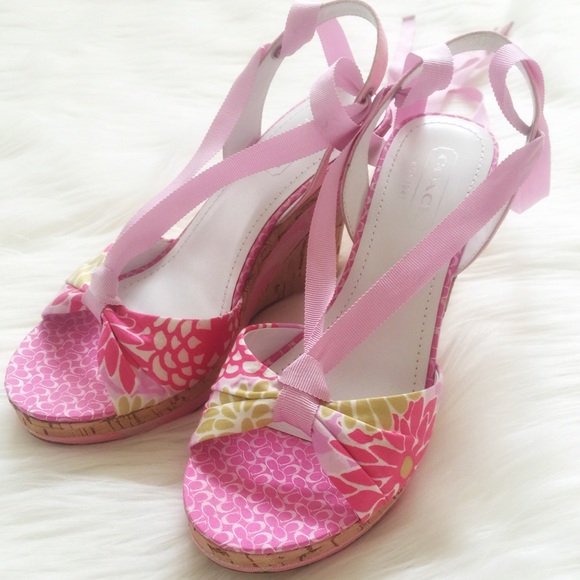 Coach Shoes - Coach wedge heels